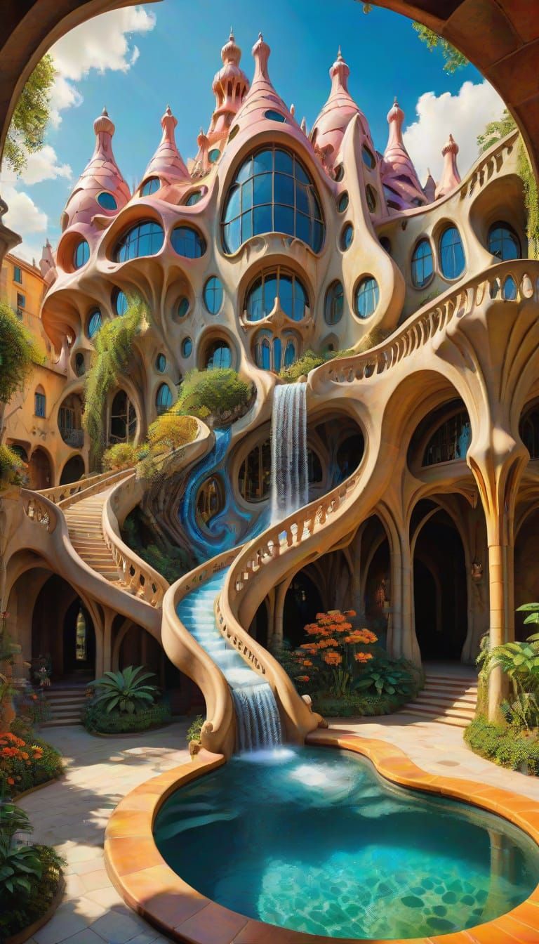 Organic architecture in Minas Tirith