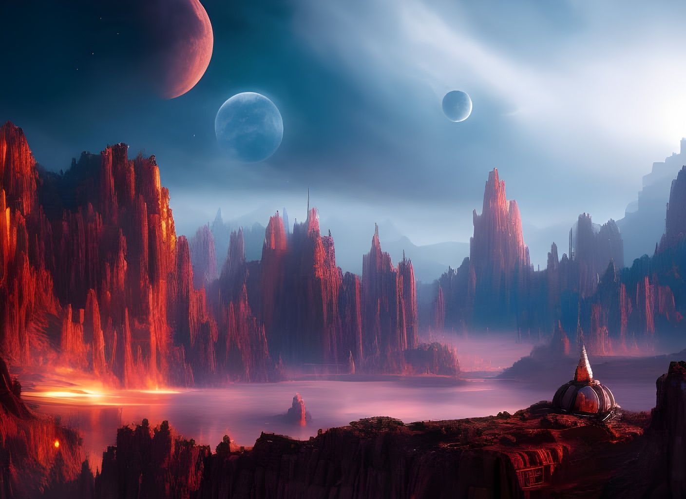 alien landscape three