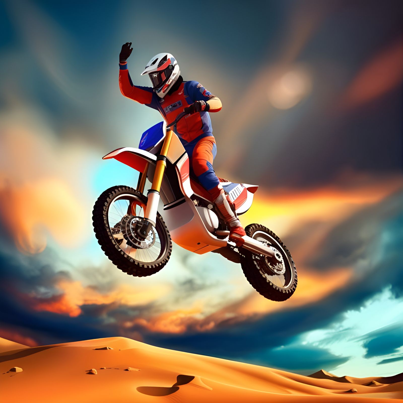 Desert Enduro Dakar Bike