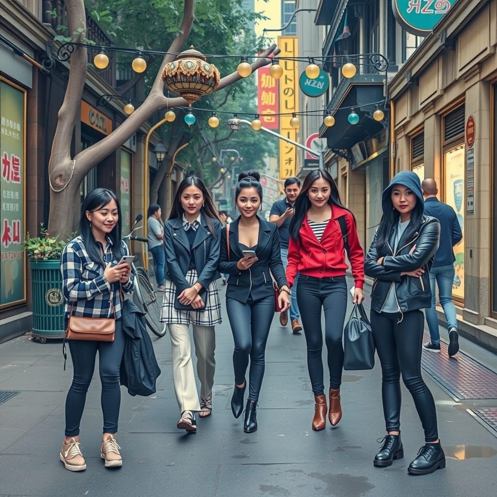 Gorgeous Harajuku Teenage Girl