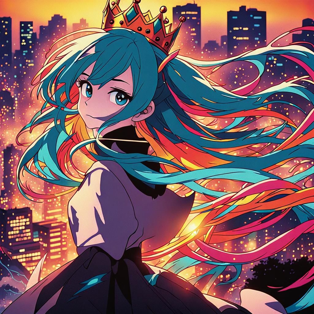 Hatsune Miku Manga Scan in Anime Style