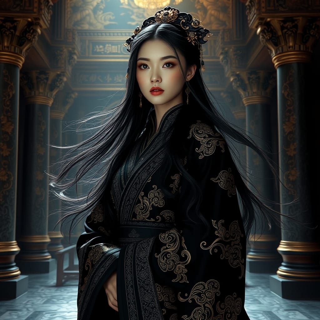 arts style ool  beauty girl