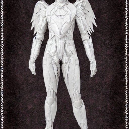 Ethereal Angel Armor Humanoid Portrait