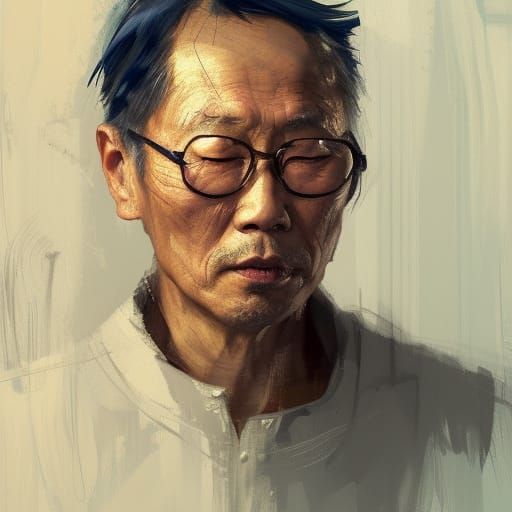 Detailed Portrait of Japanese Sailor in Artstation Style