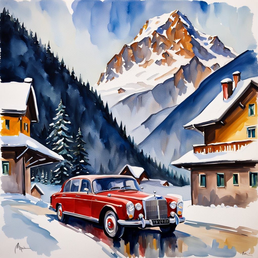 Alpine Luxury Meets Automotive Excellence in St. Moritz Mast...