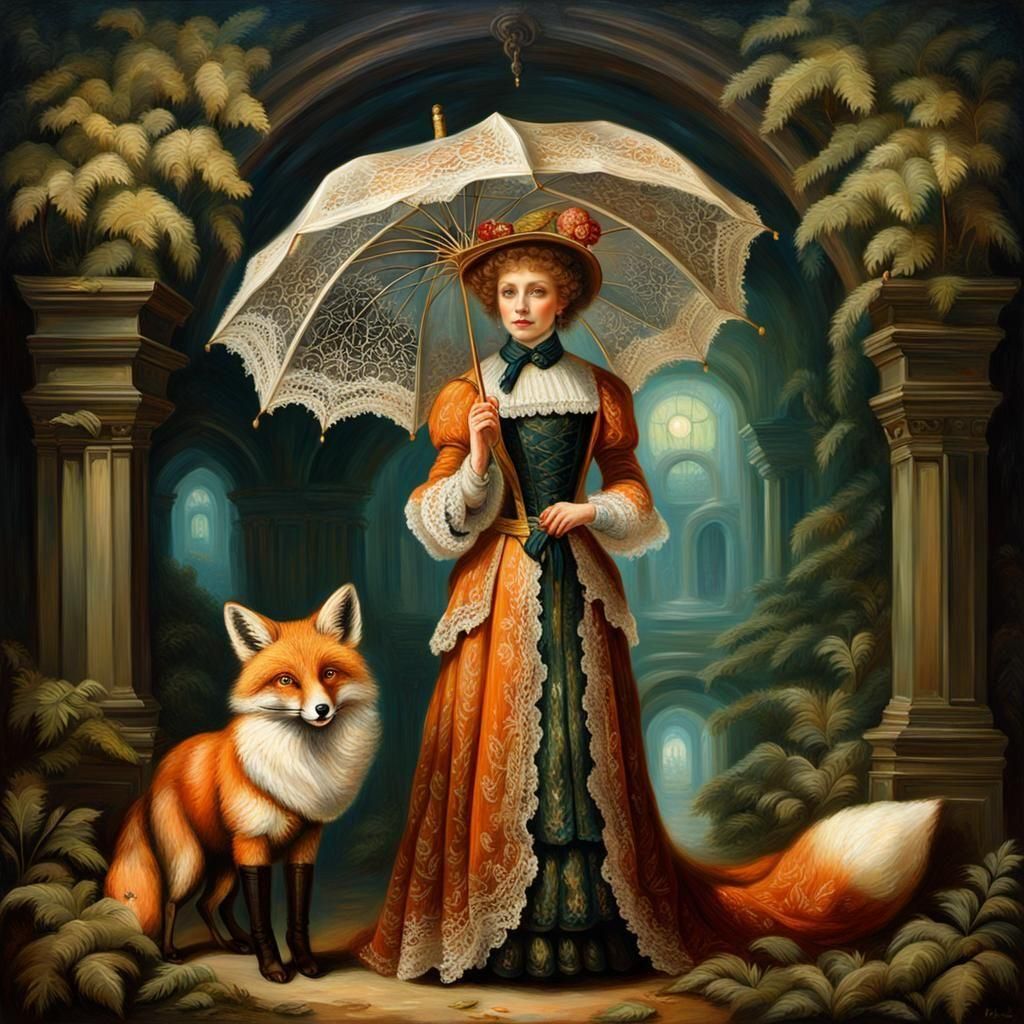 Der gestiefelte Fuchs und die Dame mit dem Fuchsschweif