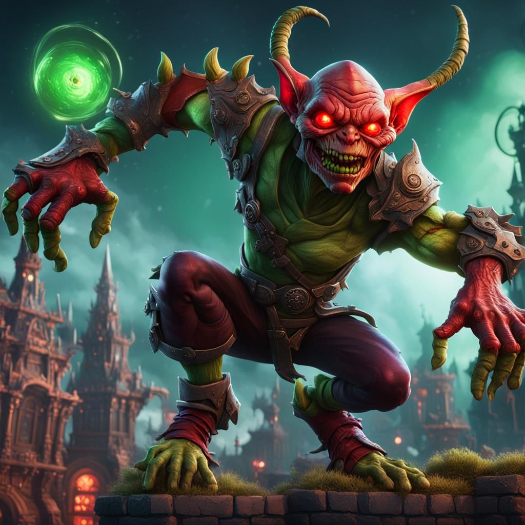 Red Light Green Light Goblin Game in 8K