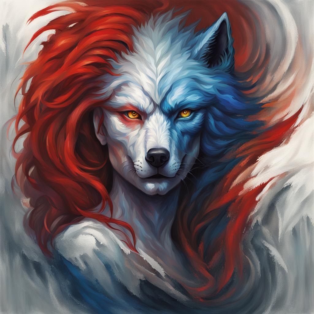 Young Shapeshifter with Heterochromia in Sinister Style