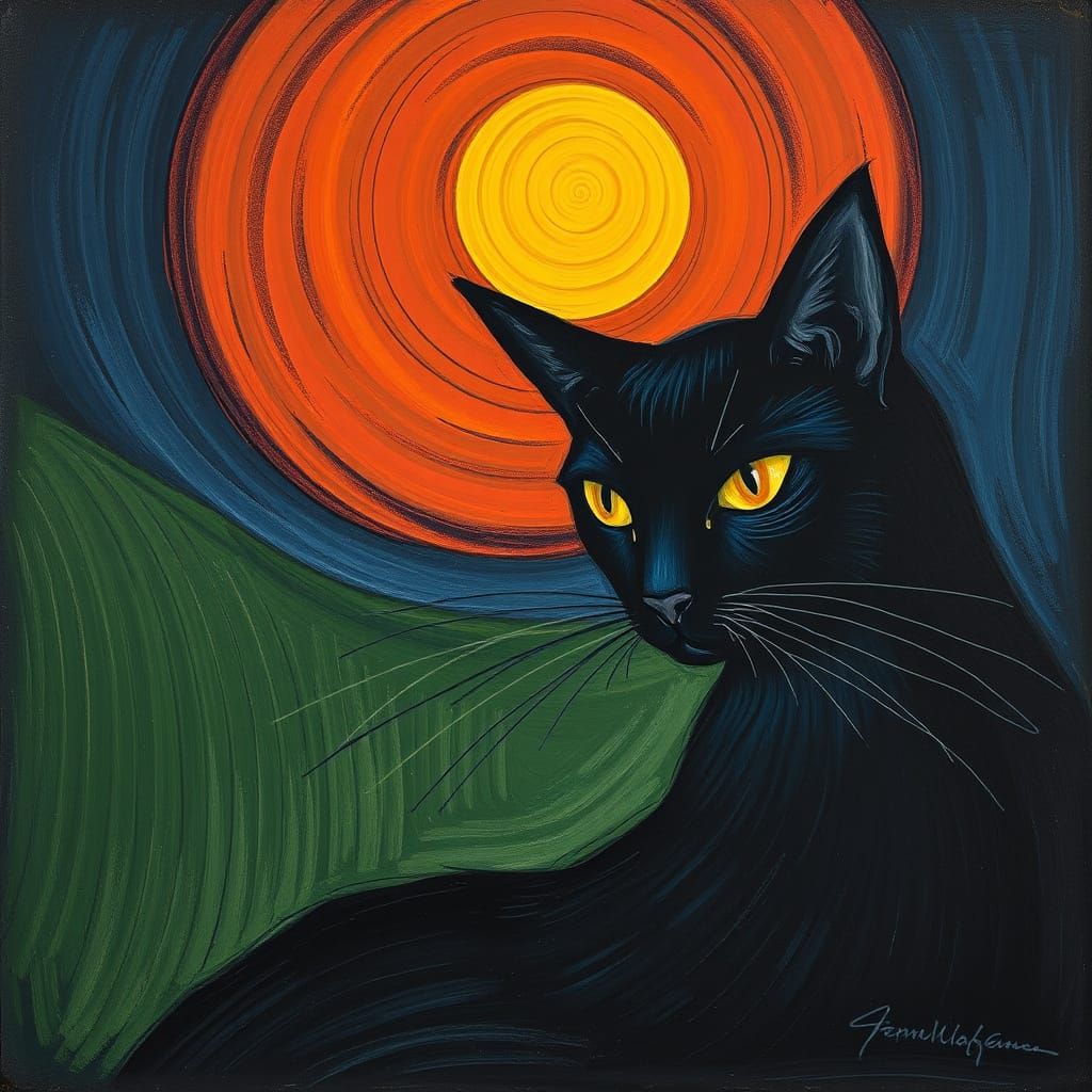 Mysterious Vampire Lord in Velvet Night, Inspired by Express...