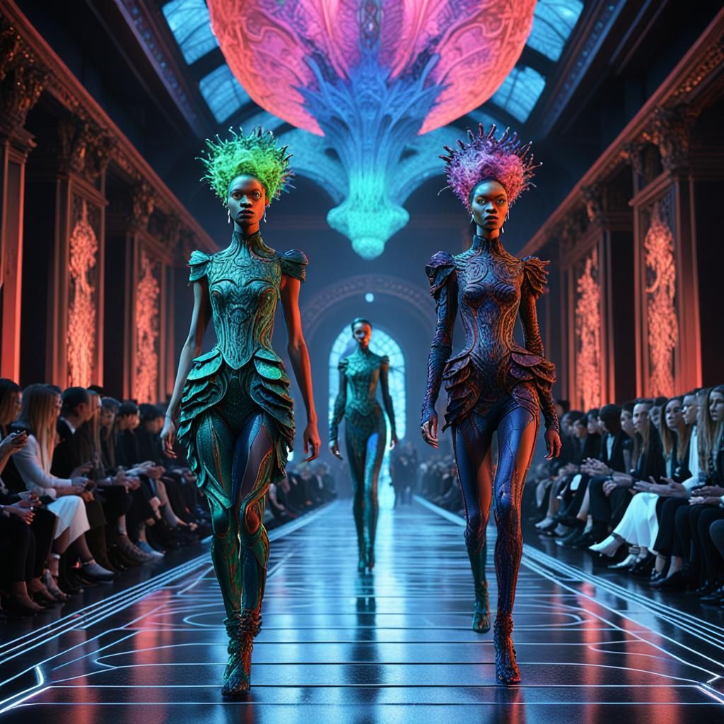 Neon Nervous System Women at Paris Fashion Show