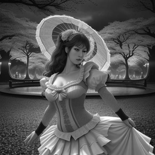 Victorian Fairy Dancing in Rose Garden