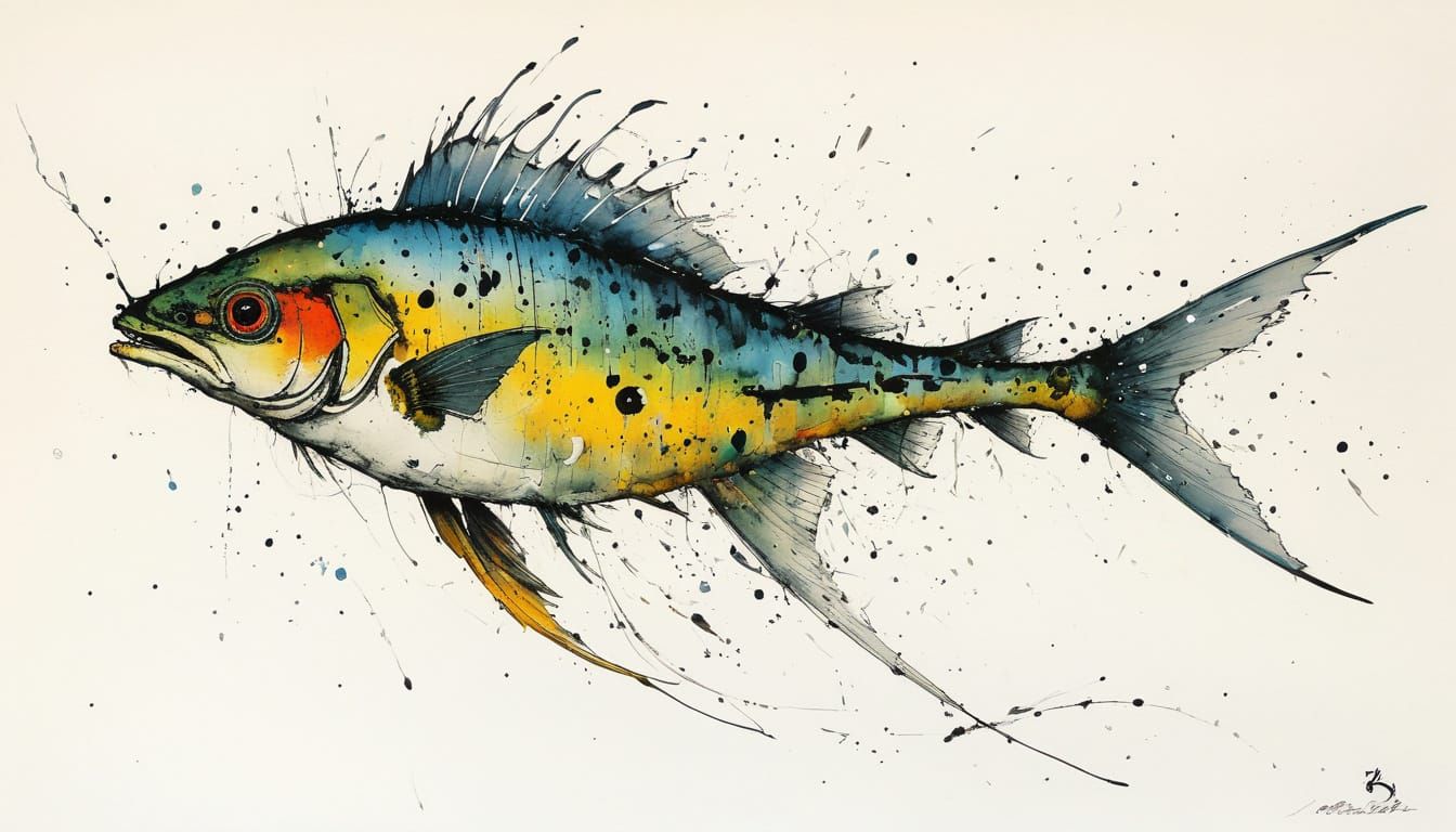 Surrealist Minimalism in Vibrant Colors