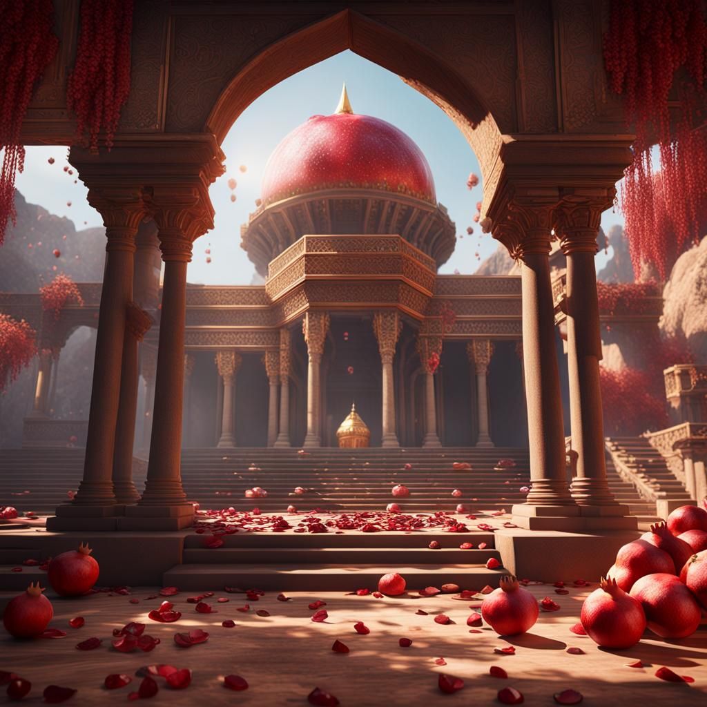 Veiled Woman in Cinematic 3D Render