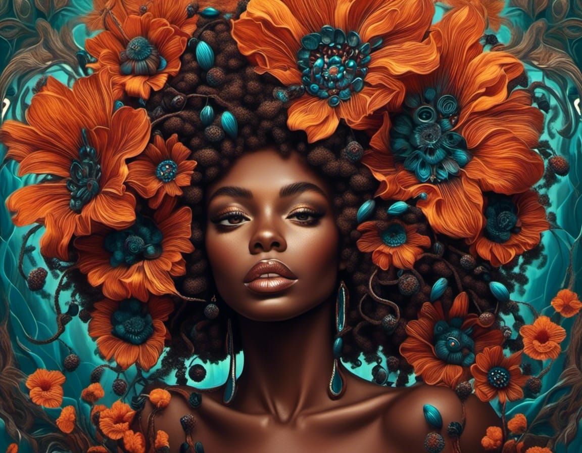 Melanin Queens: Celebrating Black Beauty in Hyperrealism