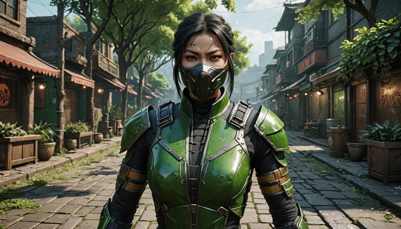 Mortal Kombat Jade, masked