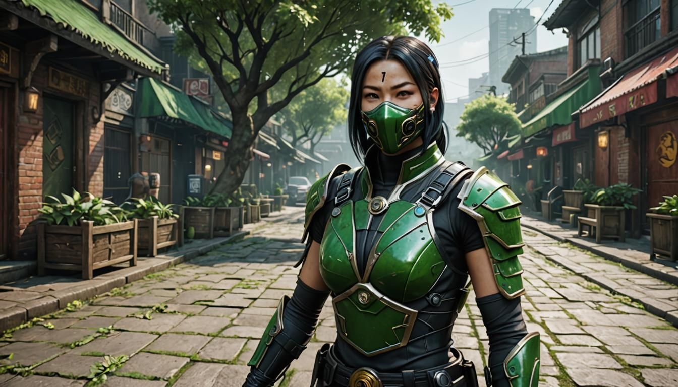 Mortal Kombat Jade, masked
