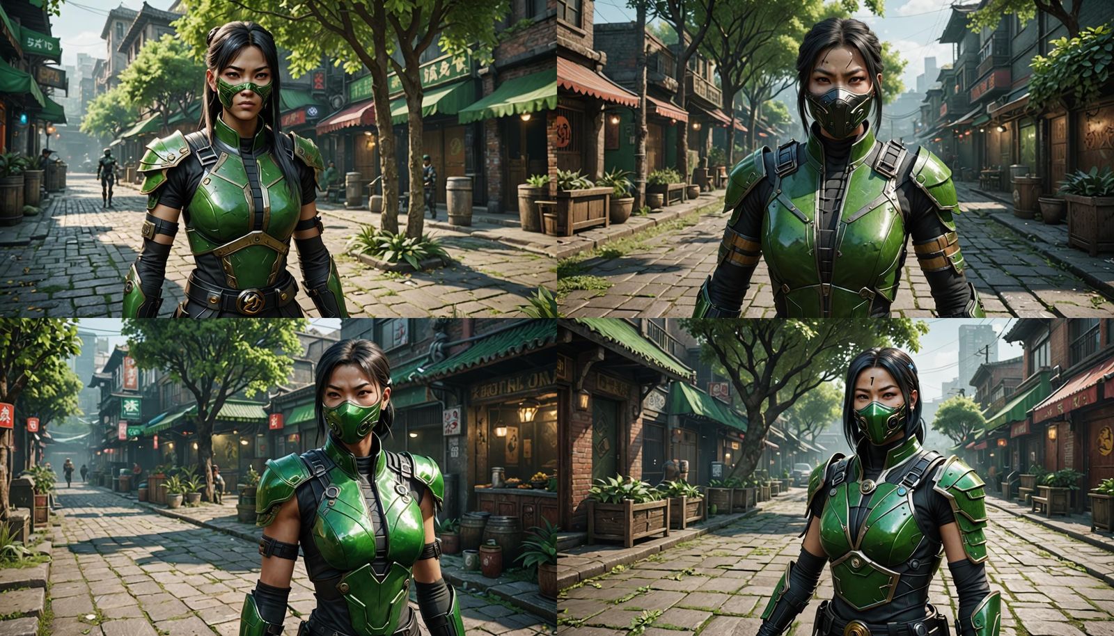 Mortal Kombat Jade, masked