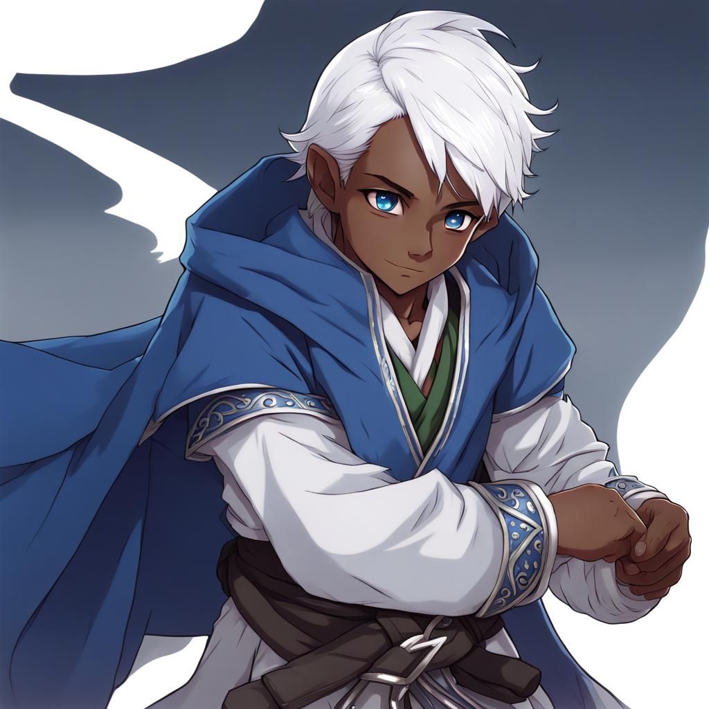 Halfling Ranger in Anime Style