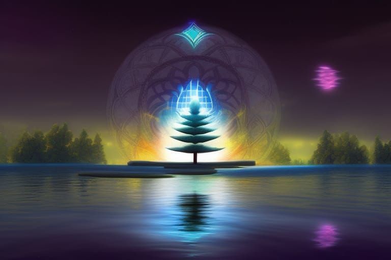 Luminous Lotus in Astral Fantasy World