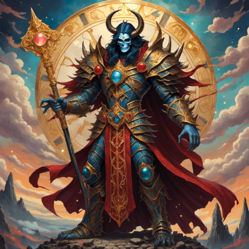 Menacing Destroyer Warship on Dark Sea