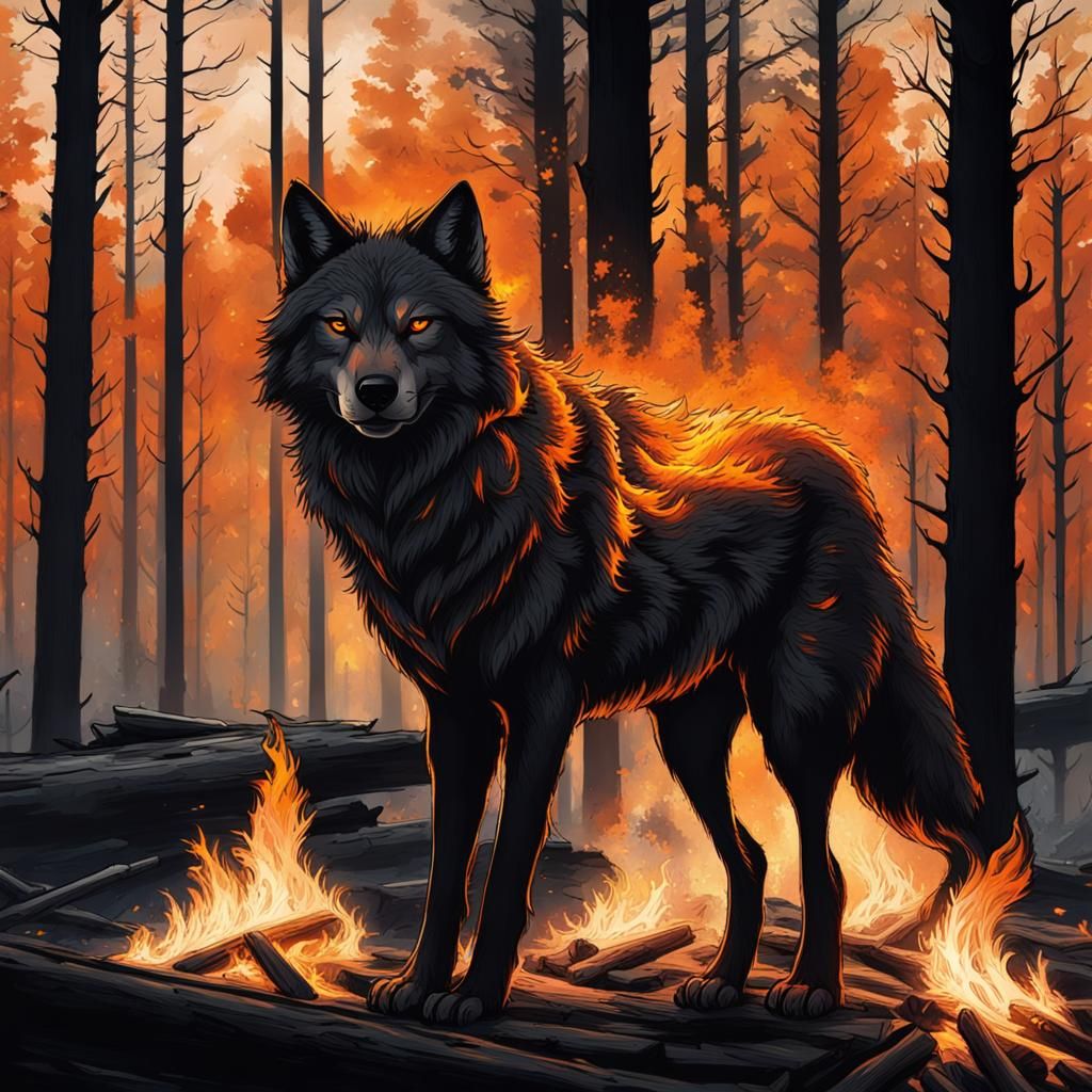 Fire Wolf
