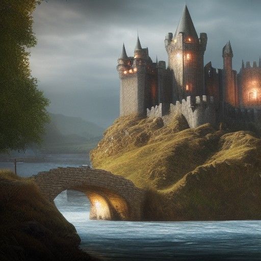 Riverrun Castle: Detailed Matte Painting