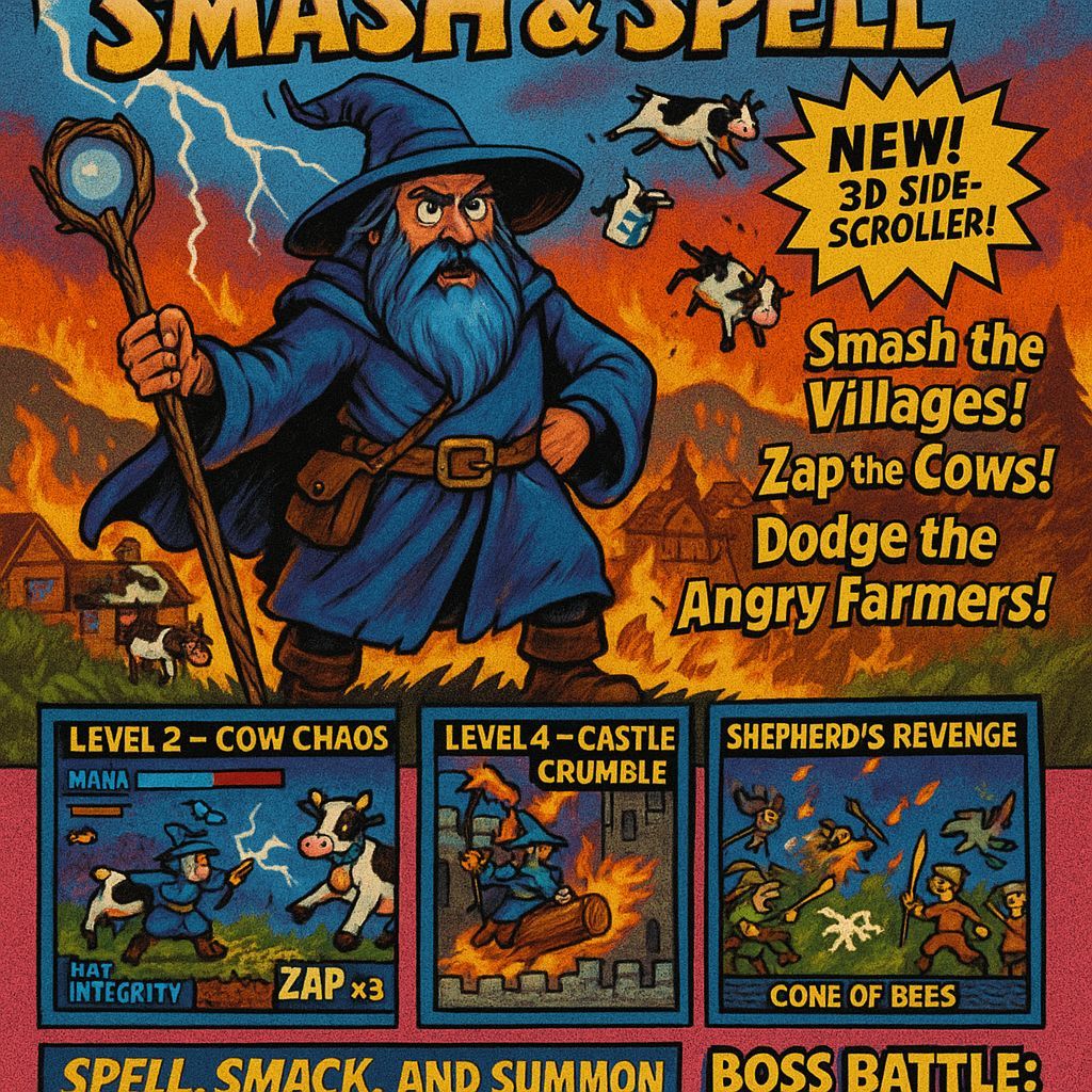 Mandryth the Wizard's 16-Bit Game Ad