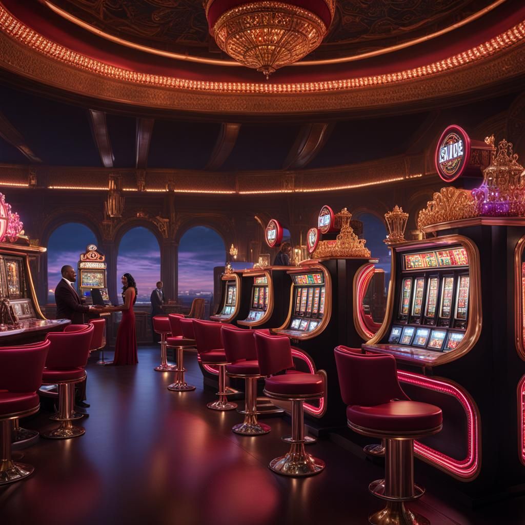 Candied Slot Machine at the La-La Land of Sweet Tequila Casi...