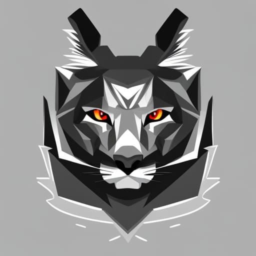 Cyberpunk Forest Tiger School Mascot Logo