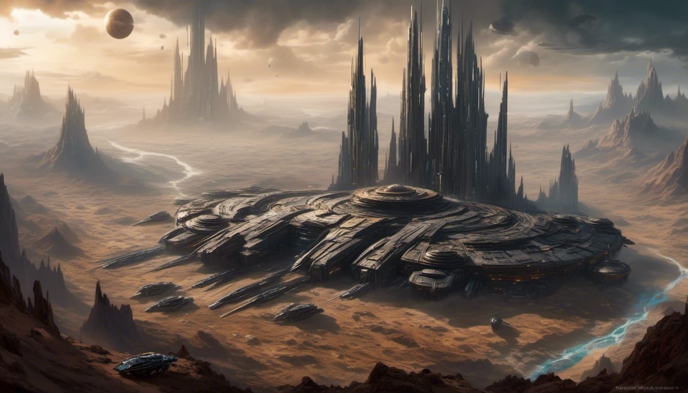 Planetary Fortress on Hostile Alien World