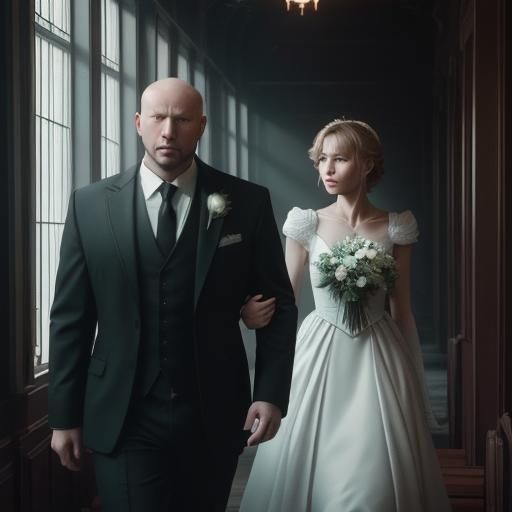 Cinematic Bar Scene with Strelnikov and Clef