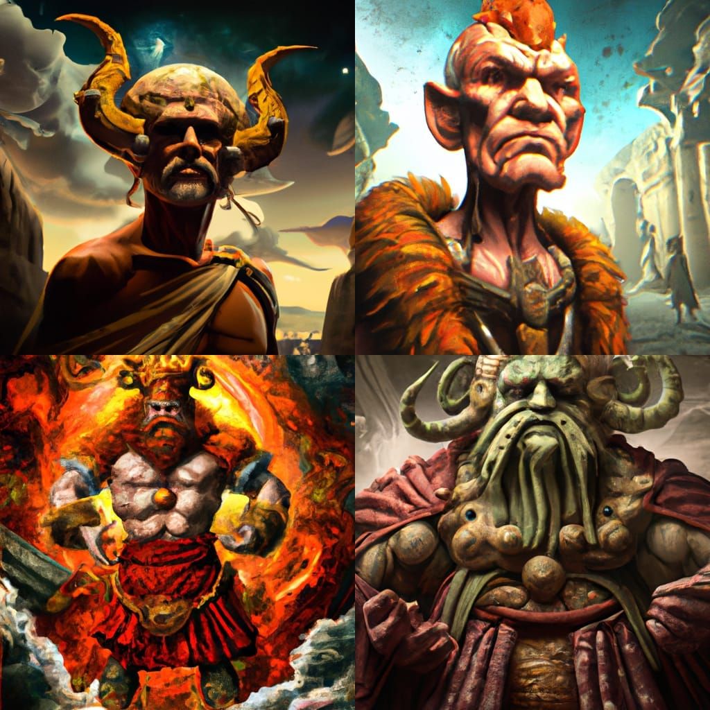 Crepitus: The Roman God of Fart, Detailed Digital Art