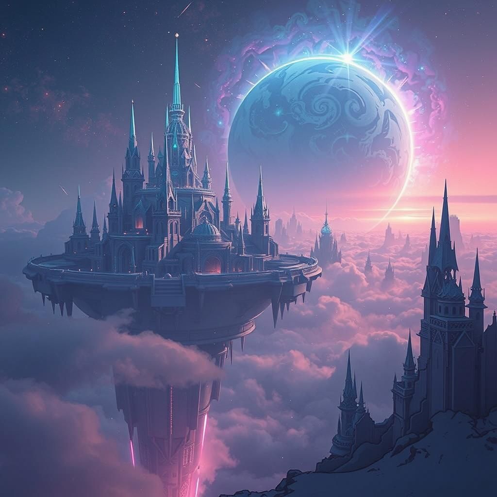 Crystalline World Drifting Through Cosmos