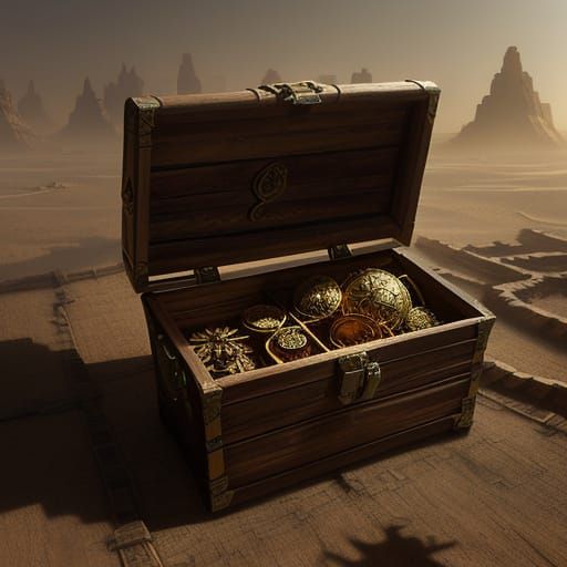 Forgotten Desert Oasis Treasure Chest