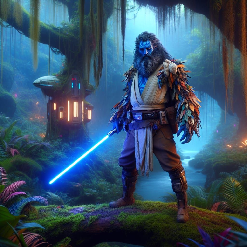 Mee'Au, Cathar Jedi Knight Embodies Sturdy Justice in a Dist...