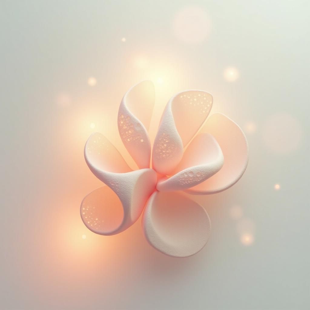 Abstract Embossed Shapes in Paul Klee Style