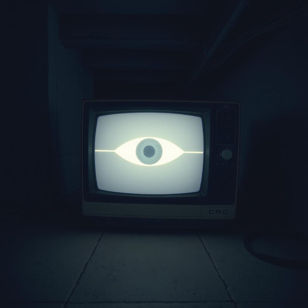 Eerie Eye on Retro TV: Surrealist Surveillance