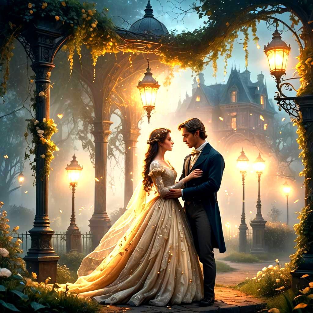 Ethereal Fantasy: Love's Journey in Hyperdetail