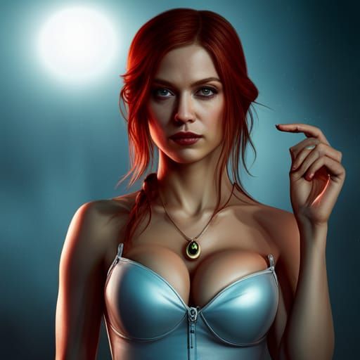 Grace as Eve: Detailed Fantasy Concept Art