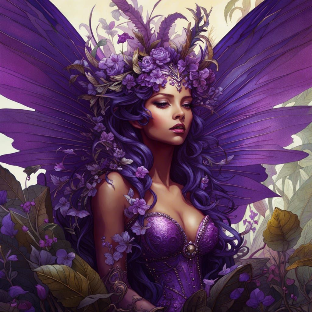 Purple wing Fairy