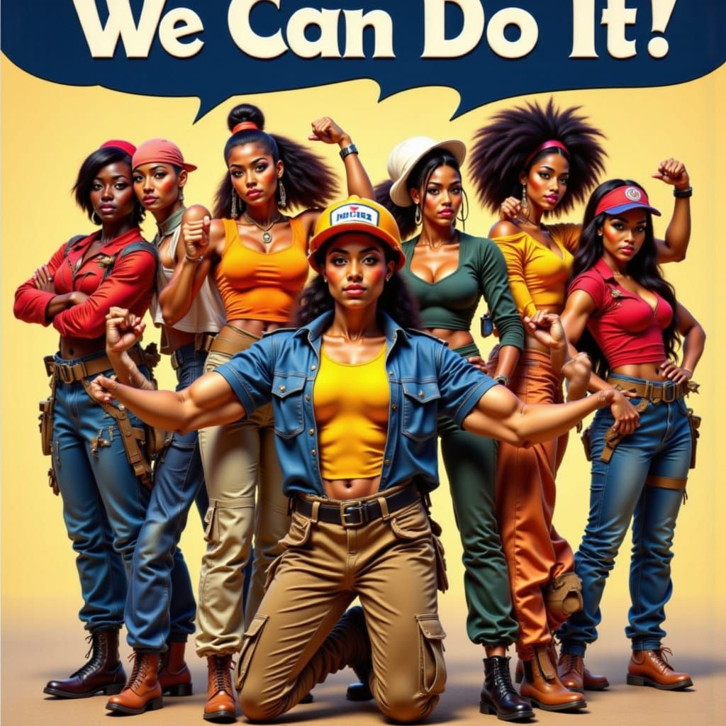 Six Fierce Women Display Strength in 'We Can Do It!' Banner
