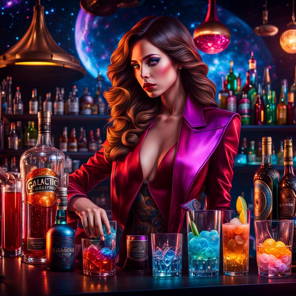 Smoldering Space Bartender
