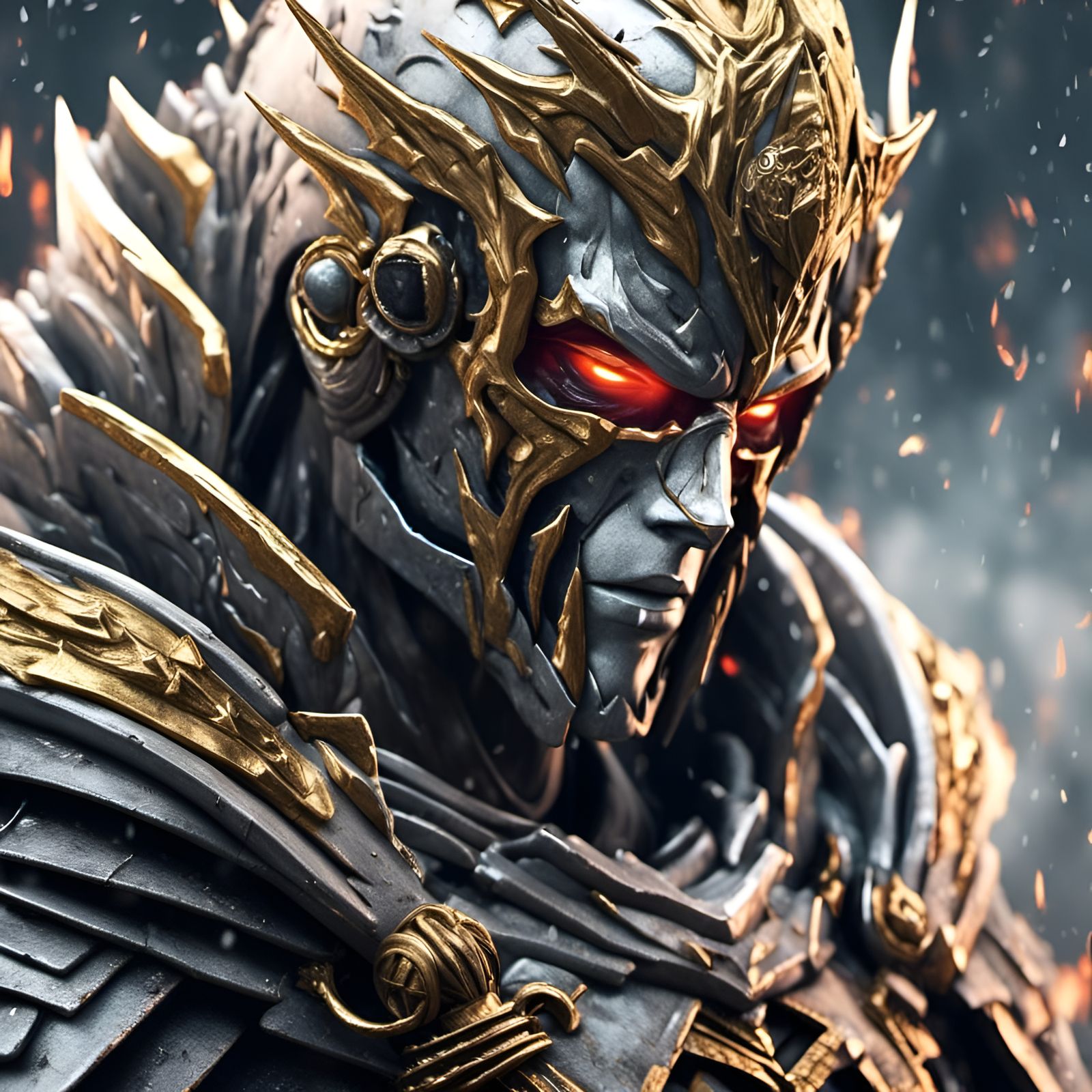 Elden Ring Warrior: Anime Portrait in 3D