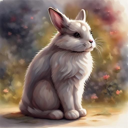 Soft Bunny Illustration