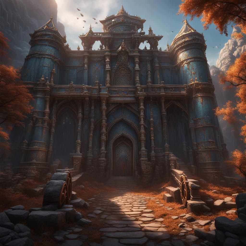 Jennifer Aniston Enchained: Detailed Matte Painting