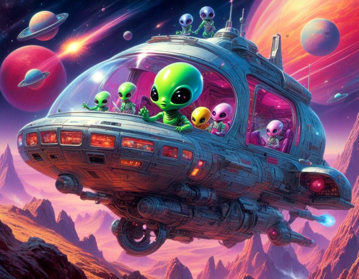 alien school bus