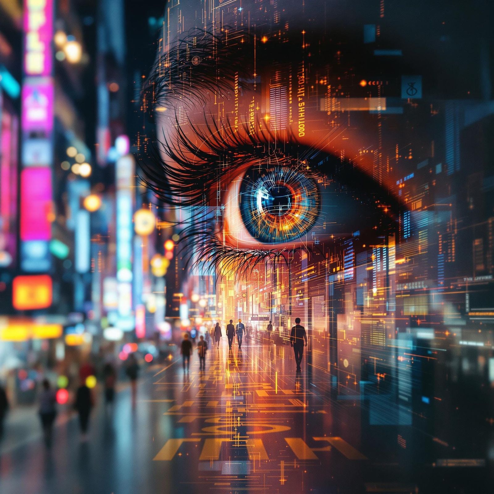 Eye See: Cyberpunk Dreamscapes in Vibrant Technicolor