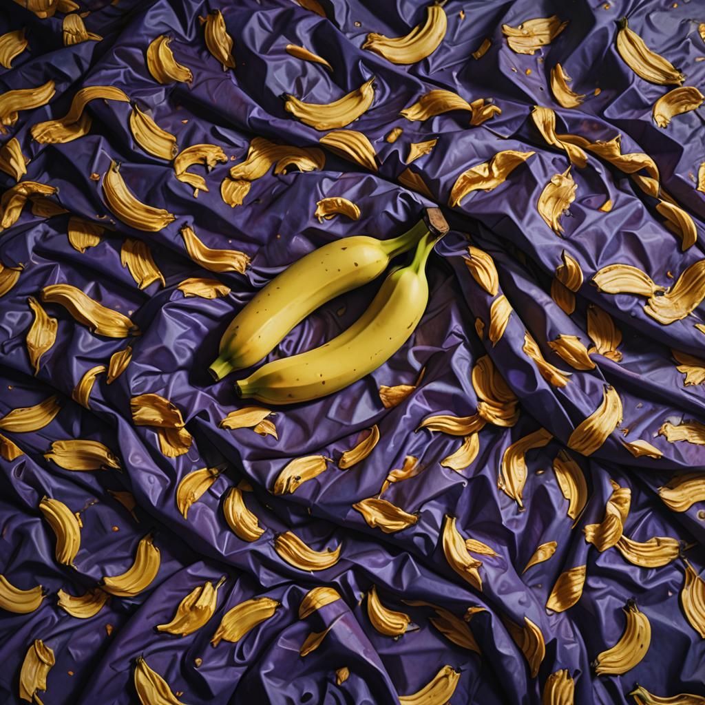 Bruised Banana Still Life in Fantasy Style