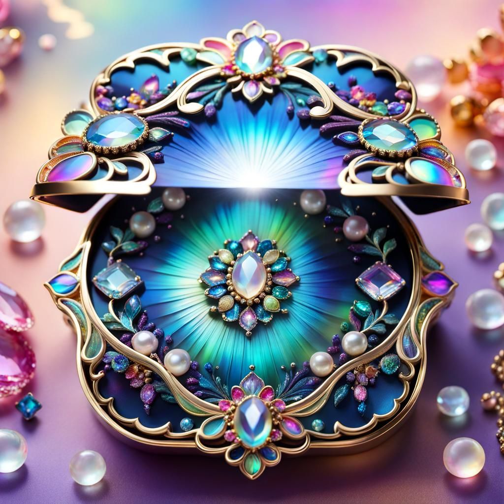 nacre jewelry box