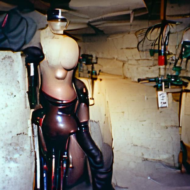 Mannequin in Dark Basement
